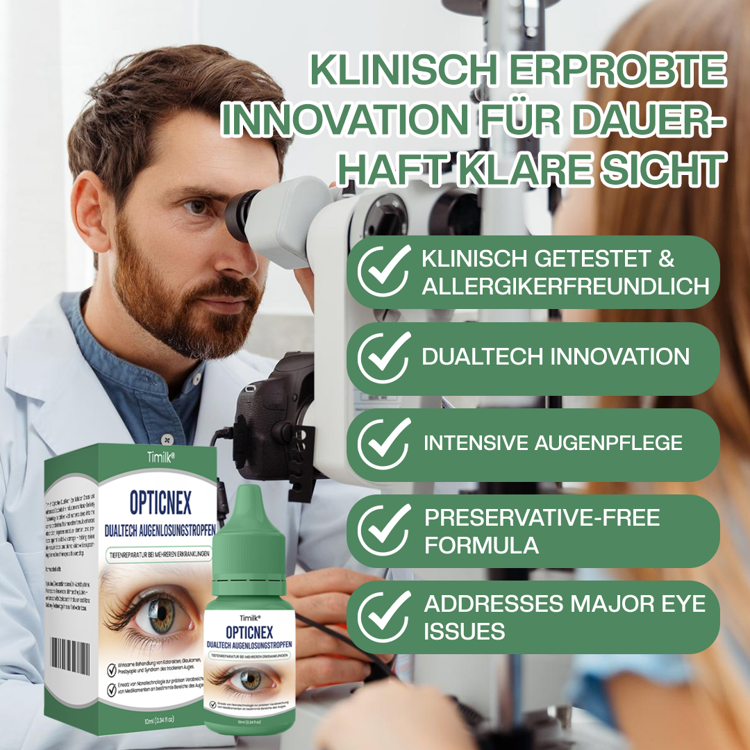 Timilk® OpticNex DualTech Augenlösungstropfen