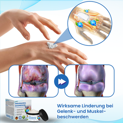 Timilk® EnduraHeal Magnesium Schmerz­Linderungs­creme 🏅