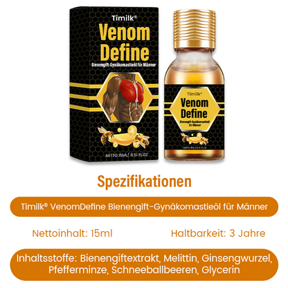 Timilk® VenomDefine Bienengift-Gynäkomastieöl für Männer