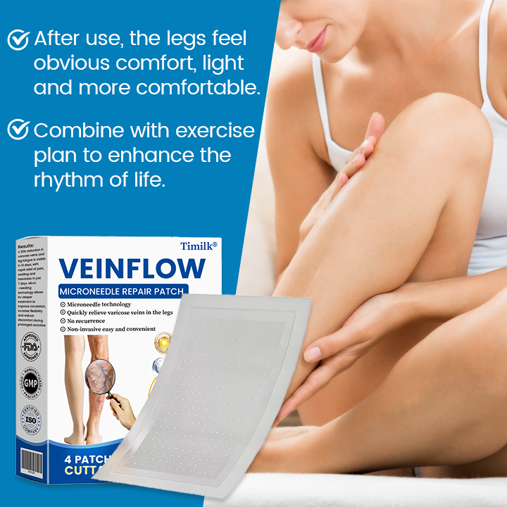 Timilk® VeinFlow Microneedle Repair Patch