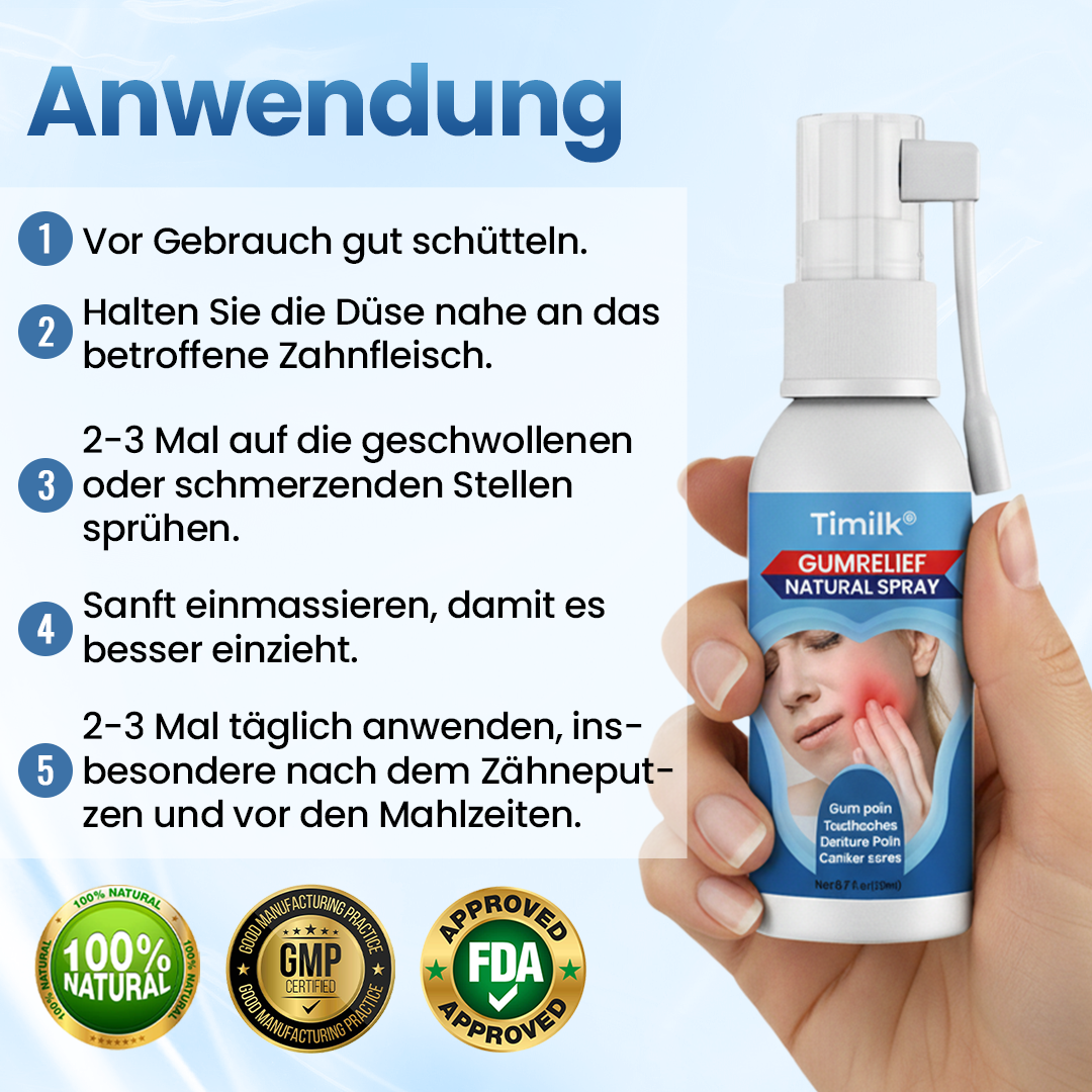 Timilk® GumRelief Natürliches Spray