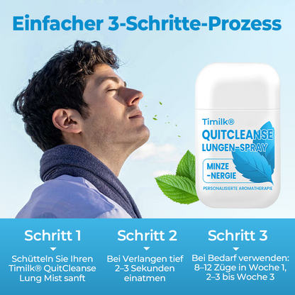 Timilk® QuitCleanse Lungen-Spray — In 21 Tagen Rauchfrei