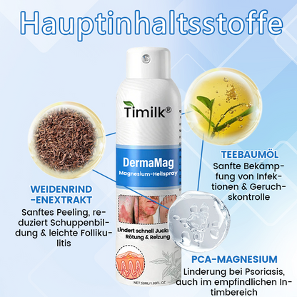 ✅ Offizieller Shop: Timilk® DermaMag Magnesium-Reparaturspray 🔥 FDA-zertifiziert (klinisch nachgewiesene Linderung bei Psoriasis, Ekzemen und chronischen Hautirritationen 🌿)