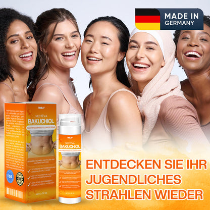 Timilk® Nectéva Bakuchiol Hautwiederherstellungscreme - (Anti-Aging, Feuchtigkeitsspendend, Hautstraffend & Lifting)