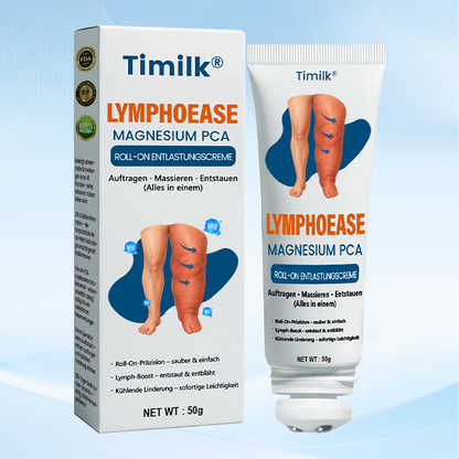 ✅ Offizieller Shop: Timilk® LymphoEase Magnesium PCA Roll-On Linderungscreme 🔥 FDA-zertifiziert (Klinisch erwiesene Linderung bei Lymphödemen, Beinschwellungen und schlechter Durchblutung 🩺)