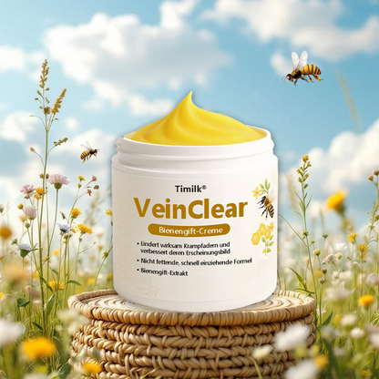 Timilk® VeinClear Bienengiftcreme |✨ Sichtbare Linderung in nur 7 Tagen! 🦵🌿
