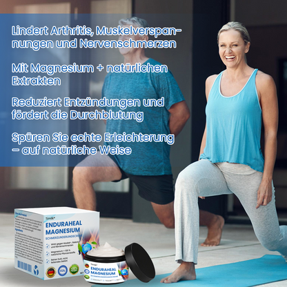 Timilk® EnduraHeal Magnesium Schmerz­Linderungs­creme 🏅