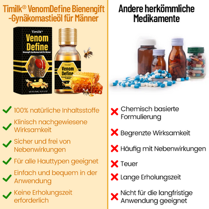 Timilk® VenomDefine Bienengift-Gynäkomastieöl für Männer