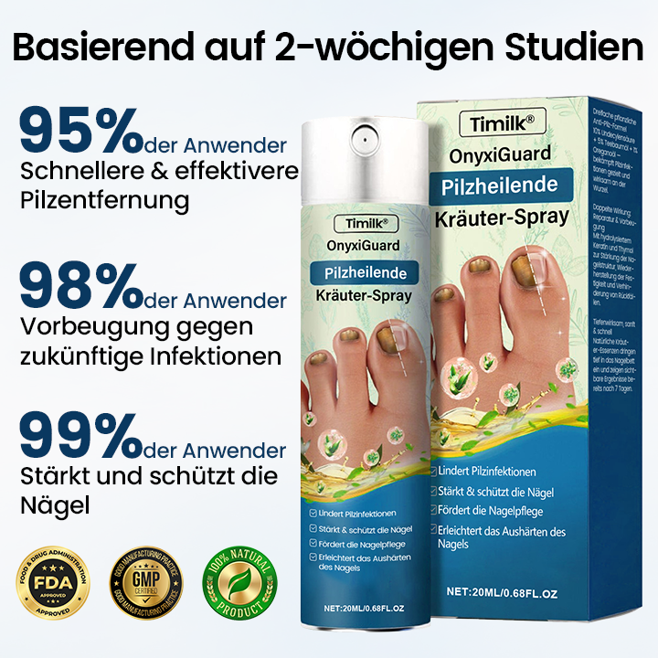 Timilk® OnyxiGuard Kräuter-Spray zur Pilzbehandlung
