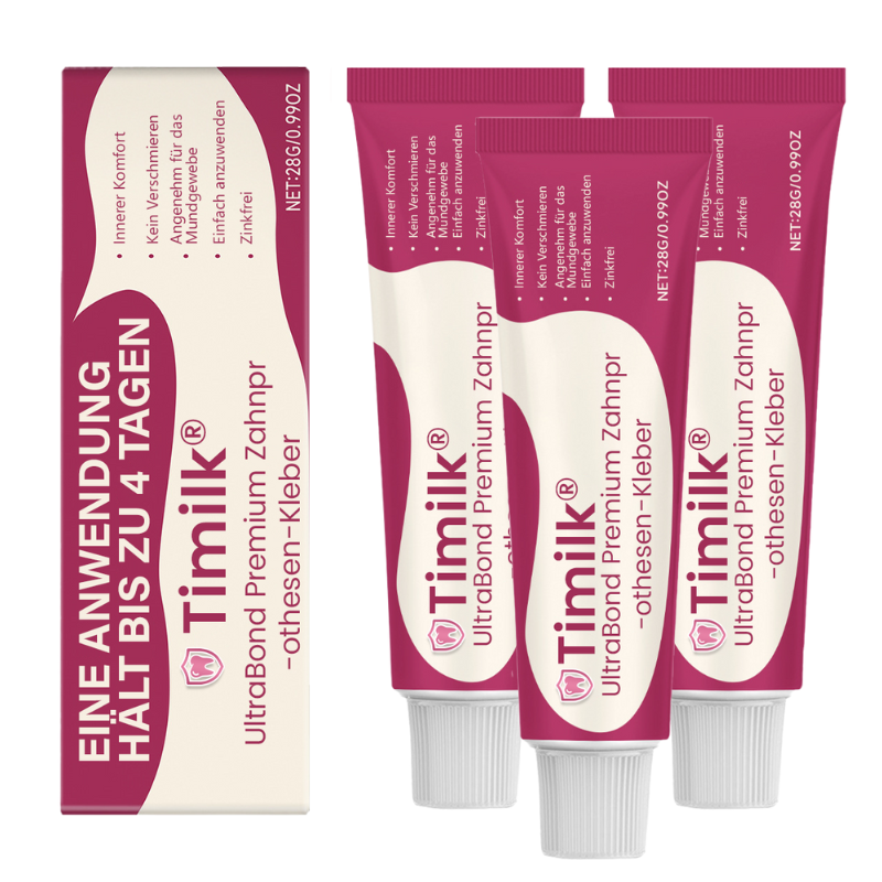 Timilk® UltraBond Premium Zahnprothesen-Kleber🔥