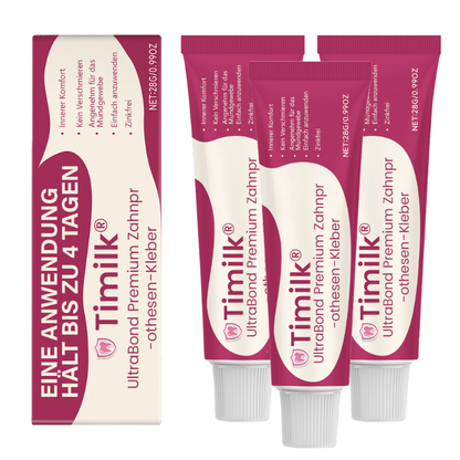 Timilk® UltraBond Premium Zahnprothesen-Kleber🔥