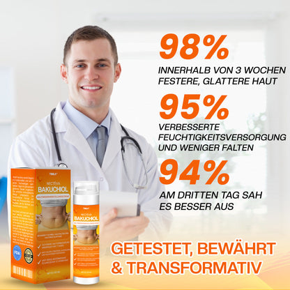 Timilk® Nectéva Bakuchiol Hautwiederherstellungscreme - (Anti-Aging, Feuchtigkeitsspendend, Hautstraffend & Lifting)