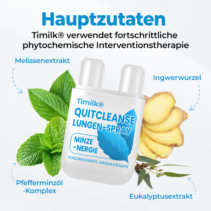 Timilk® QuitCleanse Lungen-Spray — In 21 Tagen Rauchfrei