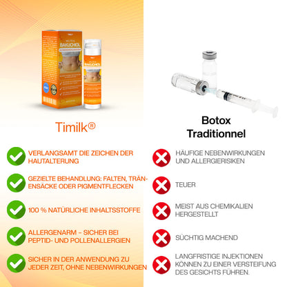 Timilk® Nectéva Bakuchiol Hautwiederherstellungscreme - (Anti-Aging, Feuchtigkeitsspendend, Hautstraffend & Lifting)