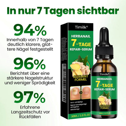 Timilk® HerbaNail 7-Tage Repair-Serum 🔥 FDA-zertifiziert (Klinisch bewährte Kräuterformel für 7-Tage-Nagelpilz-Reparatur & Stärkungsaufbau 🌿)