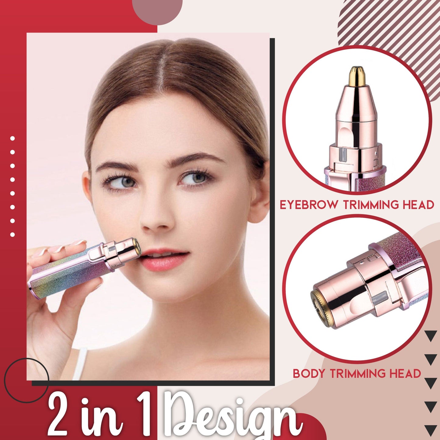 2-in-1 Flawless Eyebrow Trimmer