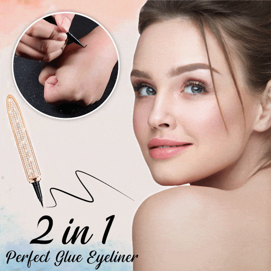 2-in-1 Perfect Glue Eyeliner
