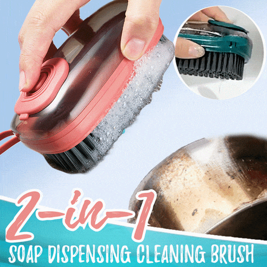 2-in-1 Soap Dispensing Cleaning Brush