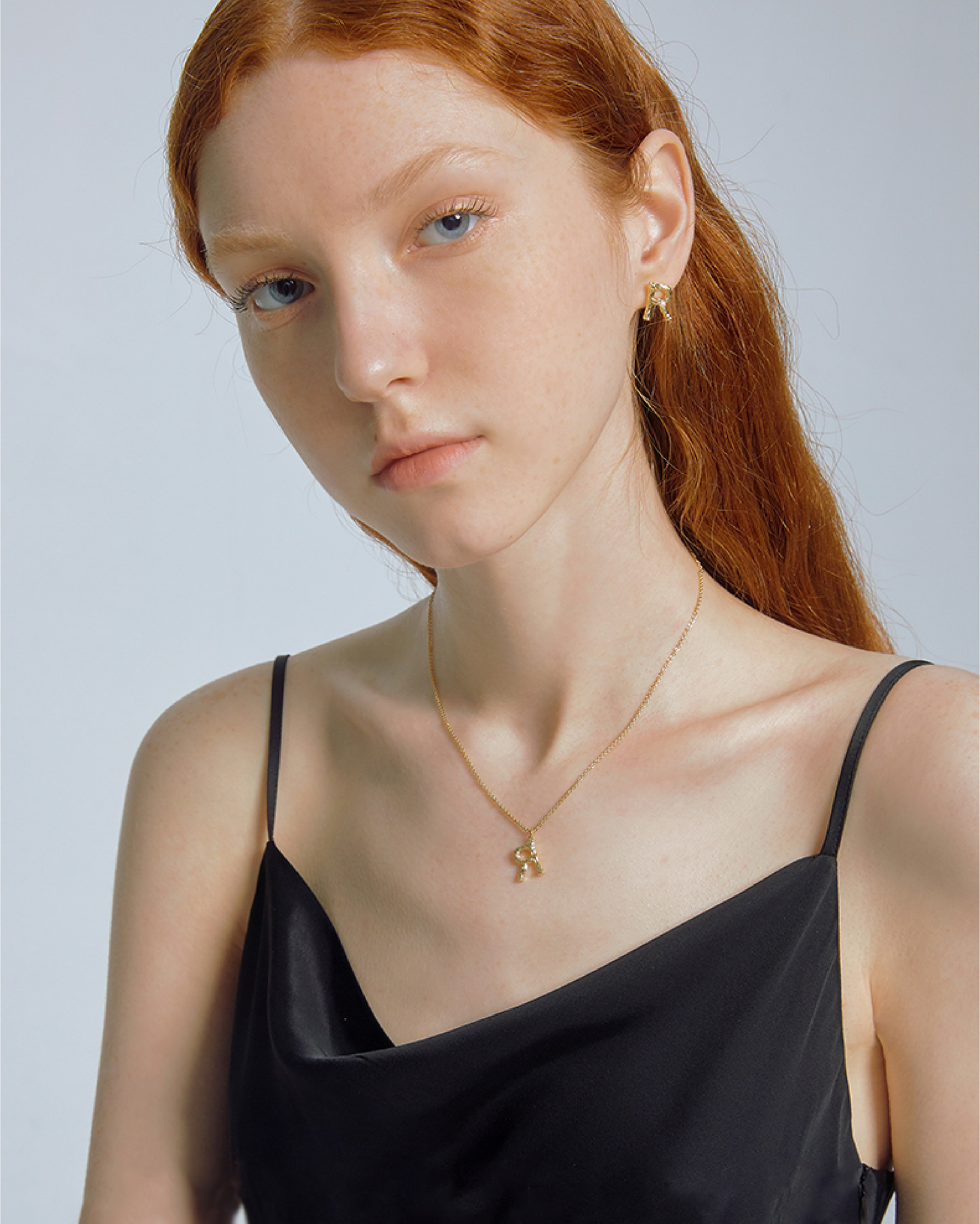 Initialen-Anhänger-Halskette｜(Letter A-Z)